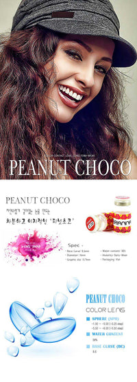 Peanut Choco (Brianna) 6 Month Contact Lenses (2Pcs)