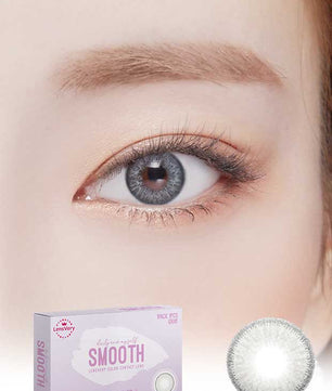 Second-Main-Image-Smooth-Grey-1pcs-3Months-Colored-Contacts
