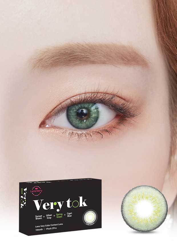 Second-Main-Image-Very-Tok-Spring-Green-2pcs-Monthly-Colored-Contacts