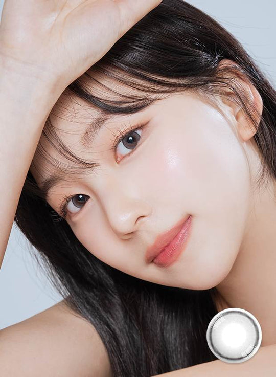 Velvety Grey Toric (2pcs) 6 Months (Silicone Hydrogel) Colored Contacts