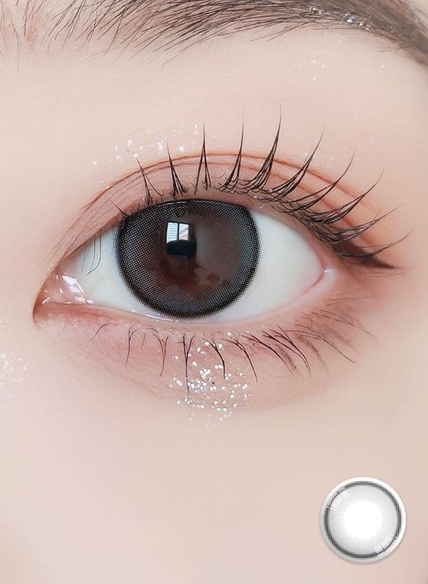 Velvety Grey Toric (2pcs) 6 Months (Silicone Hydrogel) Colored Contacts