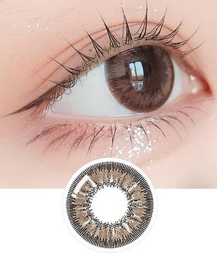 With Rang Choco (2pcs) Monthly ( Buy 1 Get 1 Free ) (Silicone Hydrogel) Colored Contacts