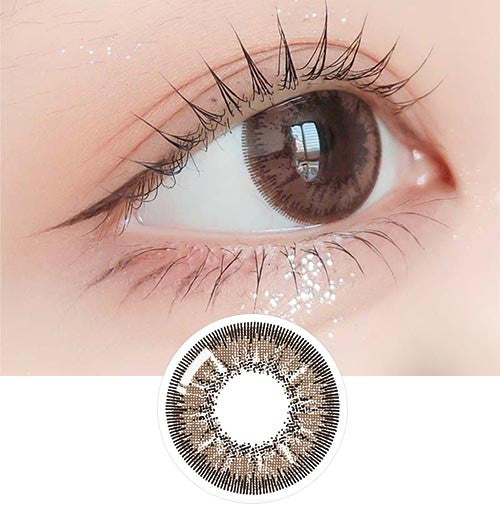 With Rang Choco (2pcs) Monthly ( Buy 1 Get 1 Free ) (Silicone Hydrogel) Colored Contacts