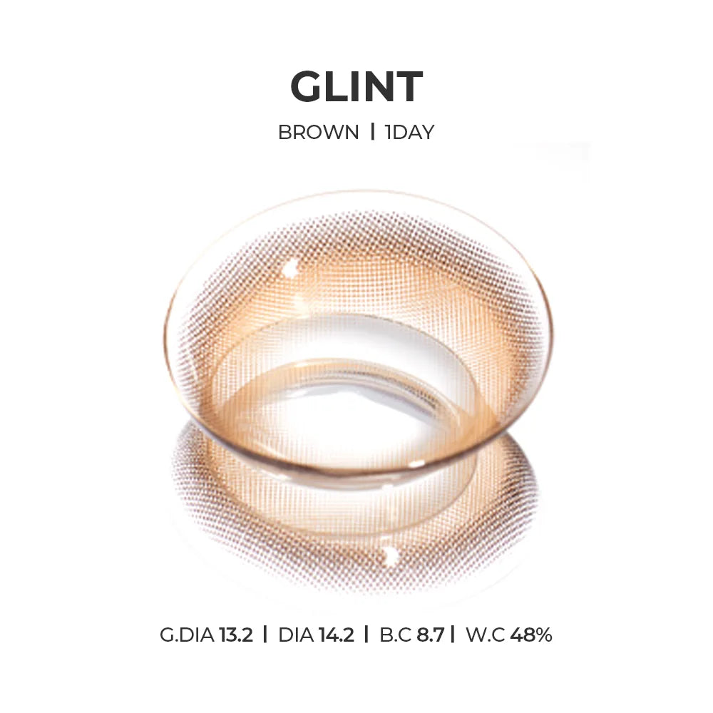 Glint 1Day Brown (10pcs) Daily MPC LENS - product details