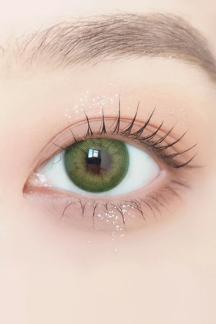 Buttercup Green (2pcs) Monthly (Silicone Hydrogel) Colored Contacts - official product photo