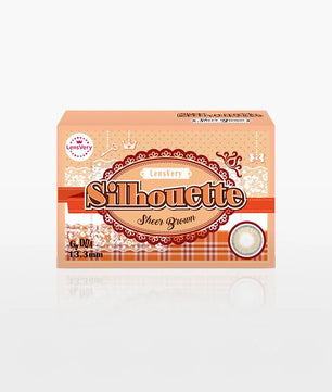Silhouette Sheer Brown (2pcs) Monthly (Buy 1 Get 1 Free) Colored Contacts - official product photo