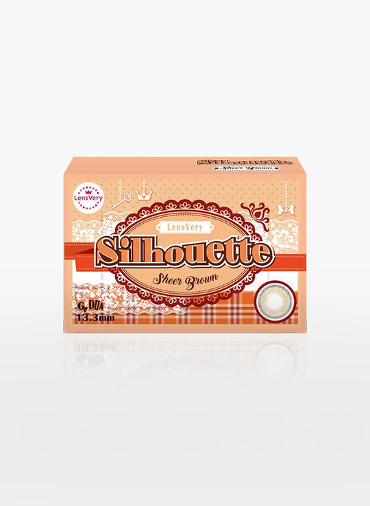 Silhouette Sheer Brown (2pcs) Monthly (Buy 1 Get 1 Free) Colored Contacts