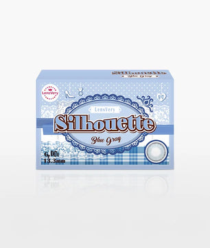 Silhouette Blue Grey (2pcs) Monthly (Buy 1 Get 1 Free) Colored Contacts - official product photo