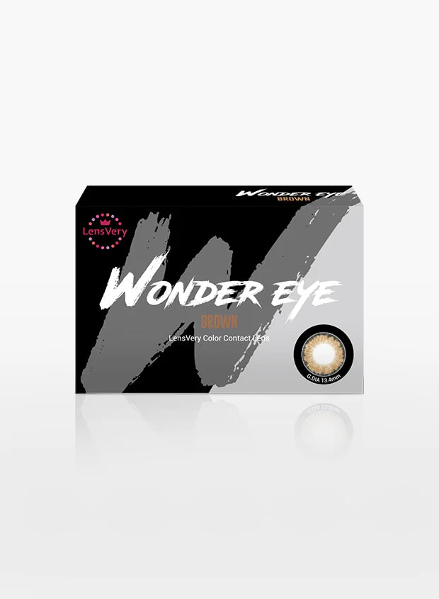 Wonder Eye Brown (2pcs) Monthly ( Buy 1 Get 1 Free) Colored Contacts - official product photo