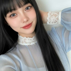 Bunny 3Color Blue (2Pcs) 6 Month Contact Lenses