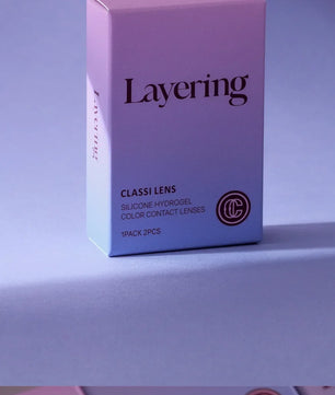 Classi Layering Brown (2pcs) Monthly (Silicone Hydrogel) Colored Contacts - product details