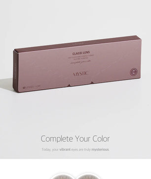 Classi Mystic Ash Choco (10pcs) Daily (Silicone Hydrogel) Colored Contacts - product details