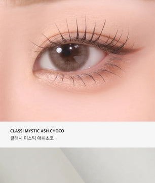 Classi Mystic Ash Choco (2pcs) Monthly (Silicone Hydrogel) Colored Contacts - product details