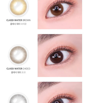 Classi Waterfit Clear (2pcs) 3–6 Months (Silicone Hydrogel) - product details