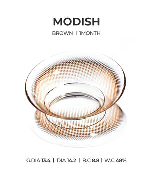 Modish Brown (2pcs) Monthly (Silicone Hydrogel) - product details