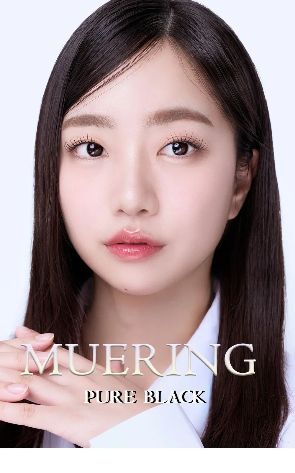 Muering Pure Black (2pcs) Monthly (Silicone Hydrogel) - product details