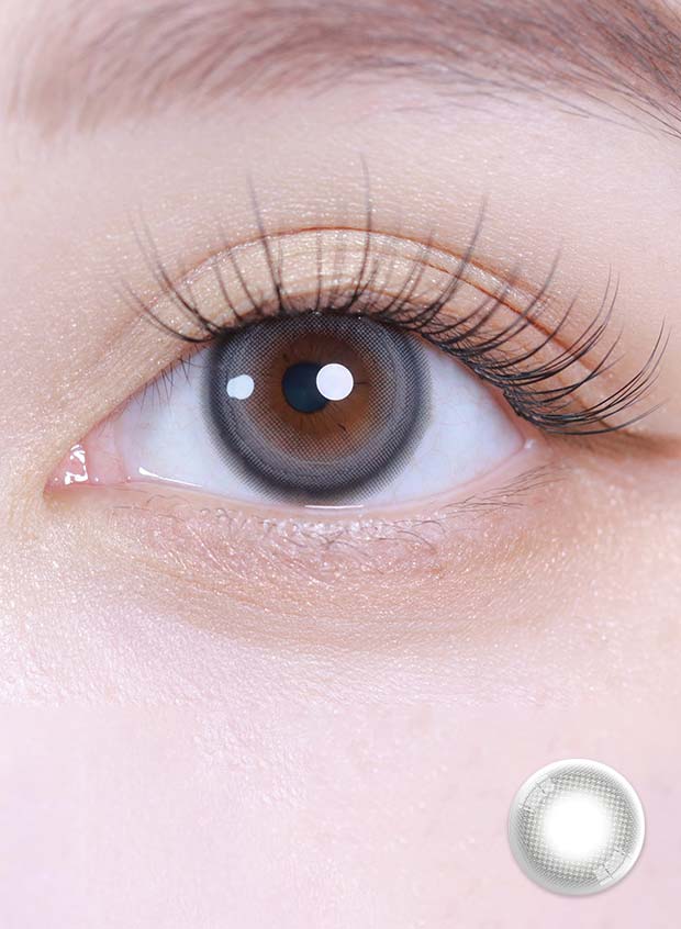 Powdery Grey (2pcs) Monthly Colored Contacts