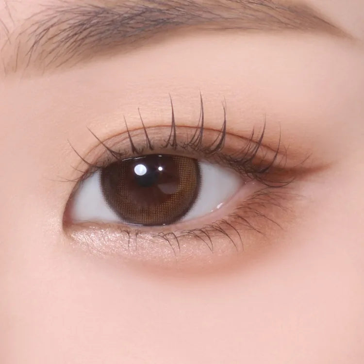Bausch+Lomb Lacelle Aurora Black (6pcs) Monthly - lens wearing close-up