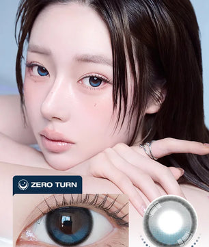Zero Turn Noowner Clear Blue - monthly colored contact lenses
