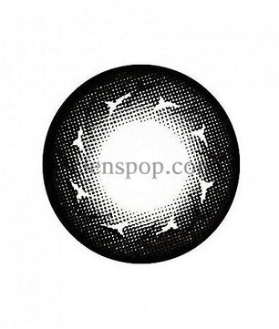 I Fax Y33 Black (2Pcs) 6 Months Colored Contacts